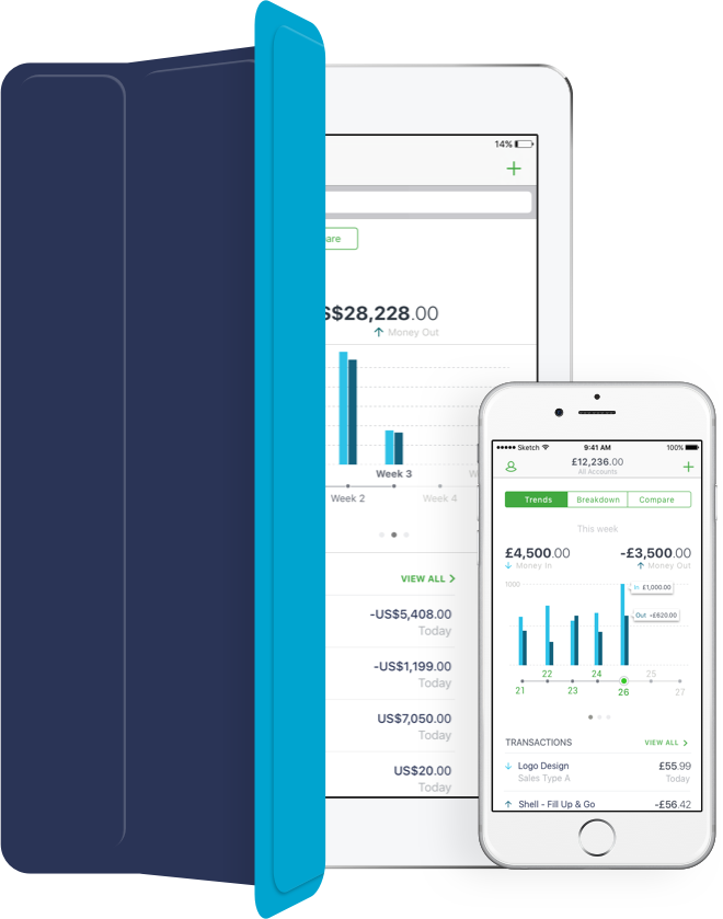 Sage One mobile accounting devices